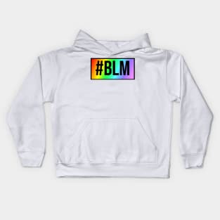 #Black Lives Matter Rainbow Kids Hoodie